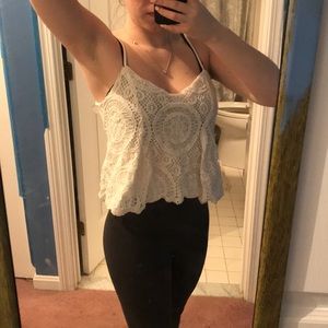 American Eagle Cropped Tank Top